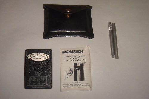 Bacharach Instrument Co    Draftrite Draft Gage  10-3000