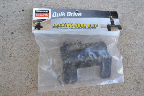 Simpson QuikDrive Quik Drive QDDECKCLIP Decking Nose Clip - NEW! FREE SHIPPING!