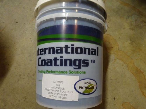 International Coatings 768 Navy Blue plastisol ink 5 Gal