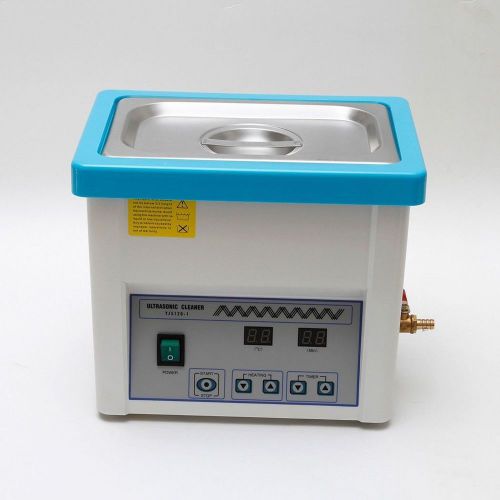 Dental Stainles Steel 5L Liter Industry Heated Ultrasonic Cleaner Heater w/Timer