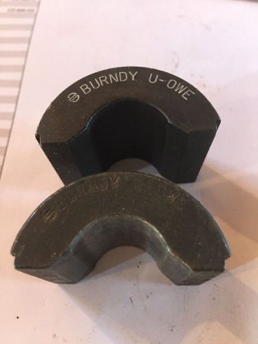 Set Burndy U-0WE Compression Connector Crimper U Die Index 0 R4769