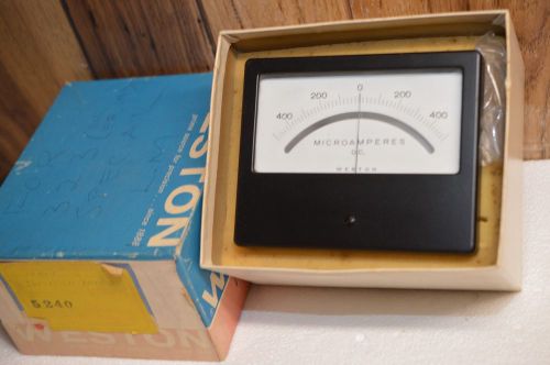 Vintage NOS  Weston Panel Meter