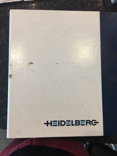 Heidelberg SPEEDMASTER 52 SPARE PARTS BOOK 2