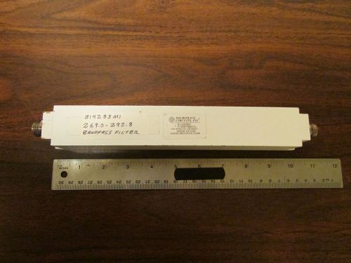 Microwave Circuits Inc. B14283M1 269.0-292.8 MHz Bandpass Filter