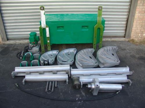 GREENLEE 881 CT HYDRAULIC BENDER EMT RIGID IMC 2 1/2&#034; - 4&#034; GREENLEE 960 PUMP