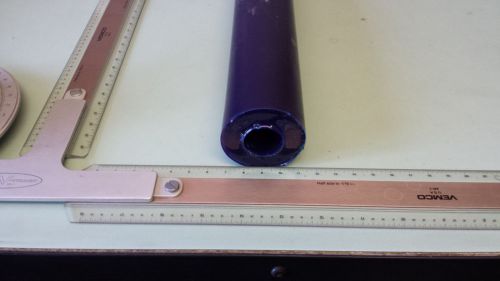 1&#034; id x 2 1/4&#034; od x 25&#034; urethane/polyurethane tube 90a p/n 10282 for sale