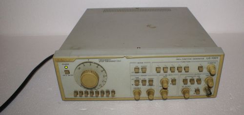 LEADER ELECTRONICS CORP. MODEL: LFG-1301 FUNCTION GENERATOR LFG 1301