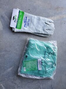 NEW Prostar By Paxair FR Cotton Welding Jacket Size L with Large gloves