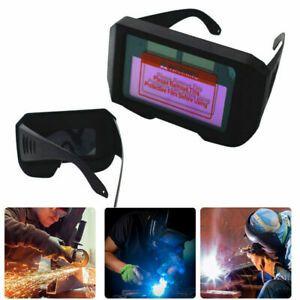 Solar Powered Auto Darkening Welding Helmet Eyes Welder Glasses Mask For Welding