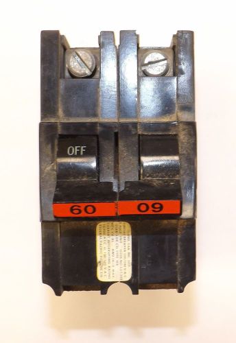 Federal Pacific 60-Amp 2-Pole 240-Volt NA STAB-LOK Circuit Breaker