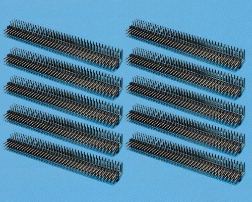 10pcs 2.54mm 3x40P Male Pins Three Row Right Angle Pin Header 40 Pin