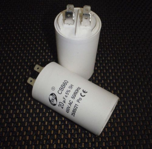 CAPACITOR CBB60 450VAC 20uF HVAC 20 MFD AC APPLIANCE Motor START / RUN