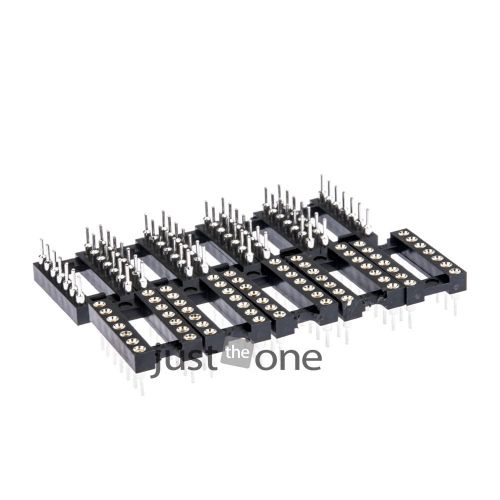 20 pcs new 14 pin round dip ic socket dual straight pin adapter good quality hot for sale