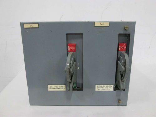 ALLEN BRADLEY 2192F-JJC-2424R DBL FEEDER 120V 30A DISCONNECT SWITCH MCC D342739