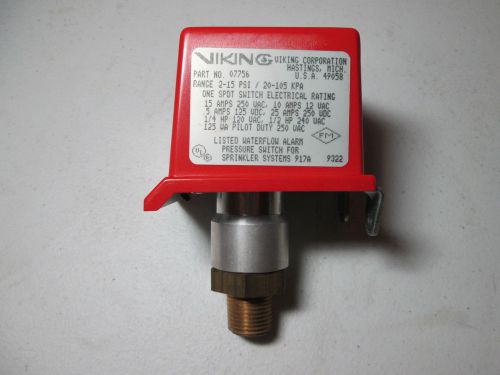 NEW NO BOX VIKING 07756 WATER PRESSURE SWITCH (208-1)