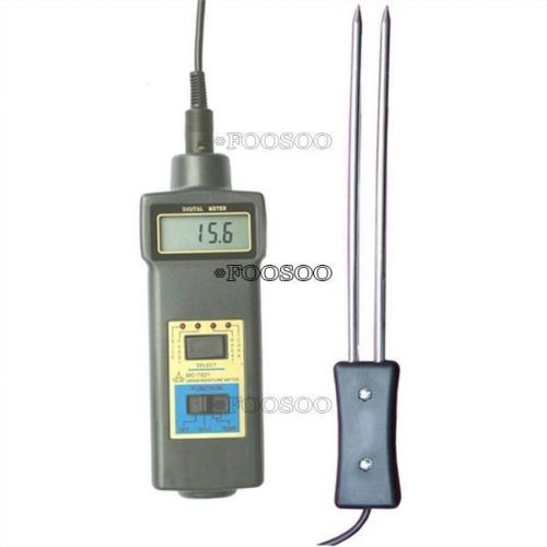 Gauge measure moisture tester temperature grain probe corn meter wheat damp for sale