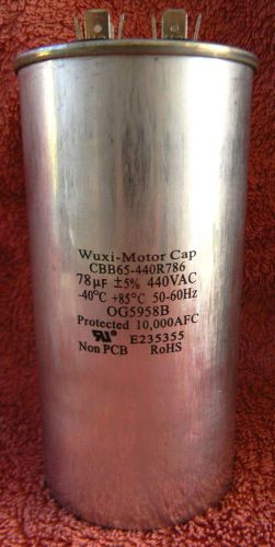 New GENERAC GENERATOR Capacitor #OG5958B 78UF 440V