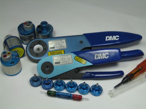 LOT DANIELS DMC AFM8 AF8 CRIMPER POSITIONER TURRET TH1A  CRIMPING AIRCRAFT TOOL