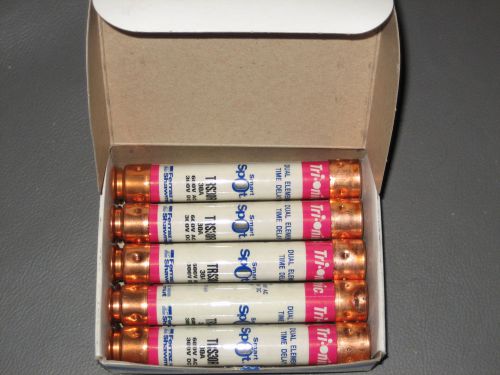 Lot Of 10 Ferraz Shawmut TRS30R 30 Amp Fuses FRS-R-30 600 Volt NIB