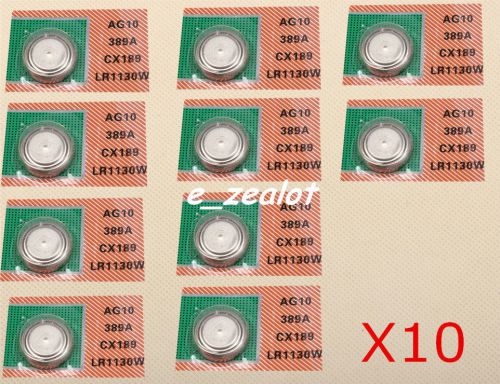 10pcs ag10 batteries coin batteries watch batteries perfect for sale