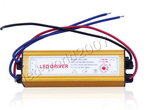 (7~10)*3w led driver waterproof for 7x3w 8x3w 9x3w 10x3w high power led light for sale