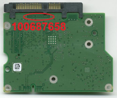 PCB board for Seagate ST2000DM001 100687658  REV C + firmware transfer
