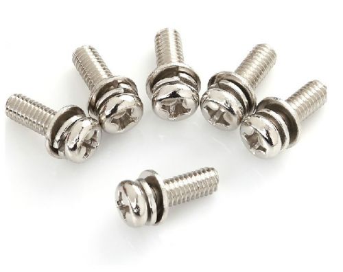 500x M3 x 12mm Metal Stainless Steel Head Screws  99 hot