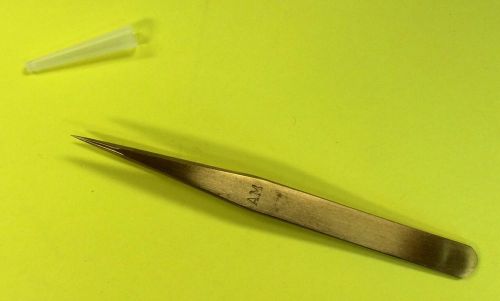 5&#034; Erem Brass AM Tweezer, Swiss Made, Semi-Fine Tip