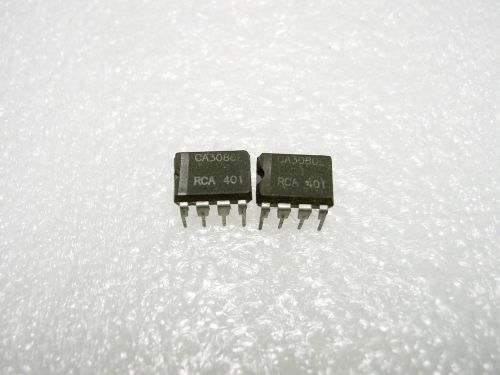 (2) NOS RCA DIP-8 CA3080E Op Amp