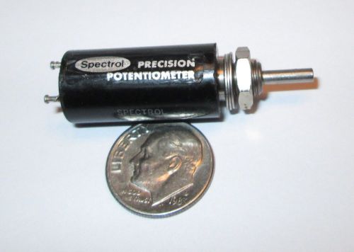 SPECTROL #162 MINIATURE 10-TURN POT  1/2&#034;OD WW 10K OHM 2W REFURBISHED  1 PCS.