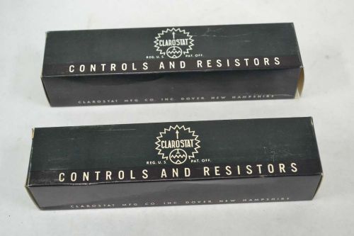 LOT 2 NEW CLAROSTAT VK-100-N 411 8749 10 OHM WIRE WOUND RESISTOR B336477