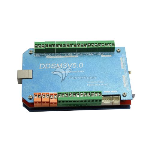 Cnc 200khz 6 axis usb mach3 card controller breakout interface board aluminum for sale