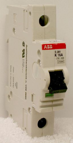 ABB K 16A S281 Circuit Breaker K16A S281 **XLNT**