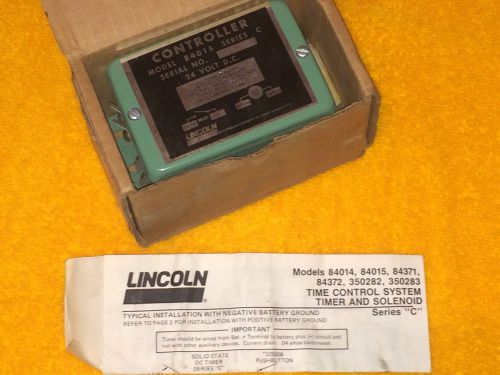 ***NEW*** LINCOLN TIME CONTROL SYSTEM 84015 SERIES C LUBE TIMER &amp; SOLENOID