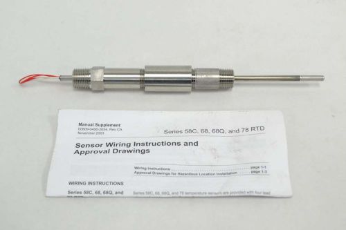 NEW ROSEMOUNT 0068N11A30N045 SERIES 68 RTD TEMPERATURE SENSOR B352488