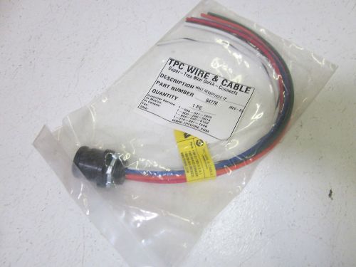 Tpc wire &amp; cable 84770 male receptacle *new in a factory bag* for sale