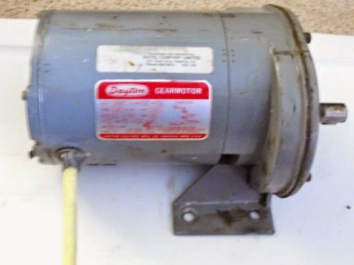 Dayton 5K942 Gear Motor  1/4hp  120RPM Gearmotor Ratio - 14.14:1