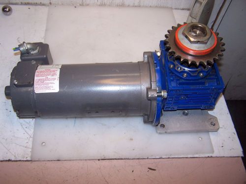 BALDOR .5 HP DC ELECTRIC GEARMOTOR 17.5 RPM OUTPUT 90 VDC CDP3330 TENV