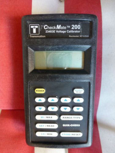 Transmation CheckMate 200 23403E Voltage Calibrator Great Price !!