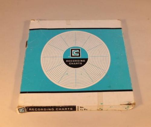 GRAPHIC CONTROLS CORP CIRCULAR RECORDING CHARTS BOX OF 93