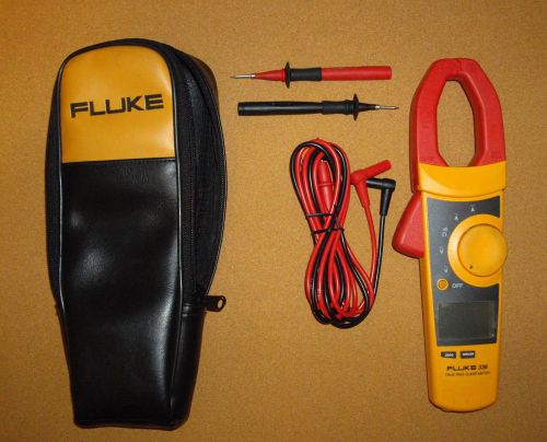 Fluke 336 True RMS Clamp Meter / Leads / Case / Good Condition!!!
