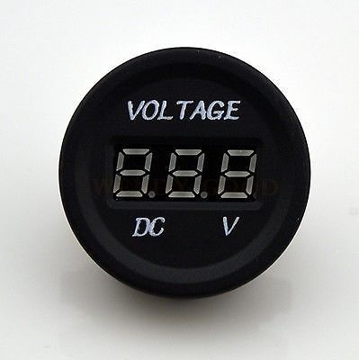 Car LED Digital Display Voltmeter Waterproof Meter Panel DC 6V-30V new