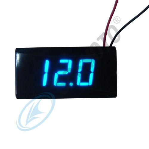 Universal Digital Voltmeter Bike Car ATV BLUE Color VT01