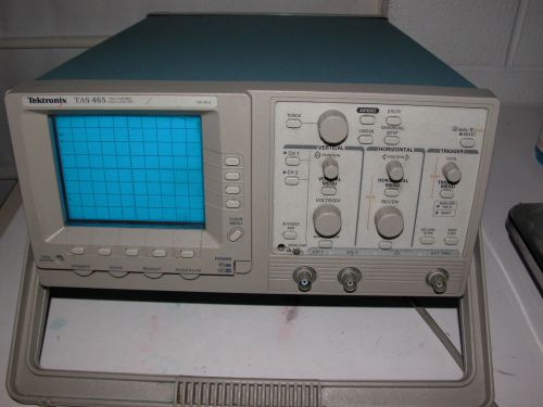 TEKTRONIX TAS 465 2 CHANNEL OSCILLOSCOPE 100MHz TAS465 scope