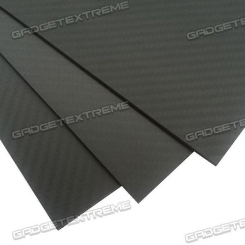 3K 315mmX245mmX1.0mm Matte Carbon Fiber Plate Sheet Twill G