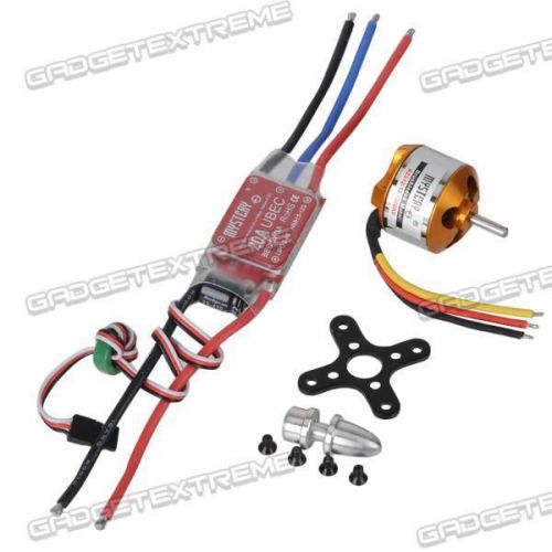 Mystery 20A UBEC Brushless ESC 5V/3A +2212 1000KV Outrunner Motor e