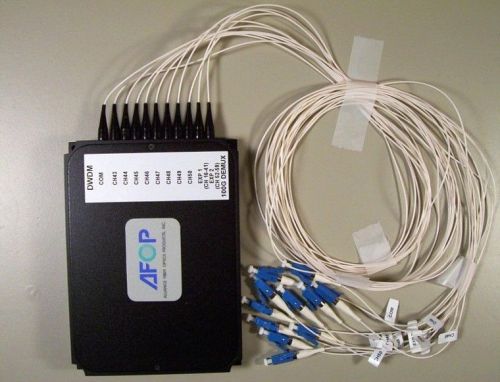 1x10 100GHz-spacing DWDM De-Multiplexer, 1537-1543nm, with 2 express ports.