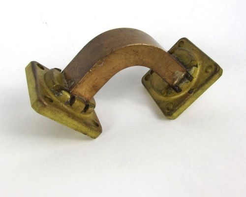 Brass 90° degree Waveguide WR-62 1-3/4&#034;