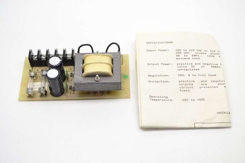 Datatran b-2396 unregulated power supply 260v-ac 15v-dc pc circuit board b396292 for sale