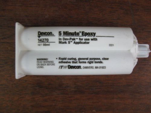 Devcon 14270 5 minute epoxy 50ml, for mark 5 applicator for sale